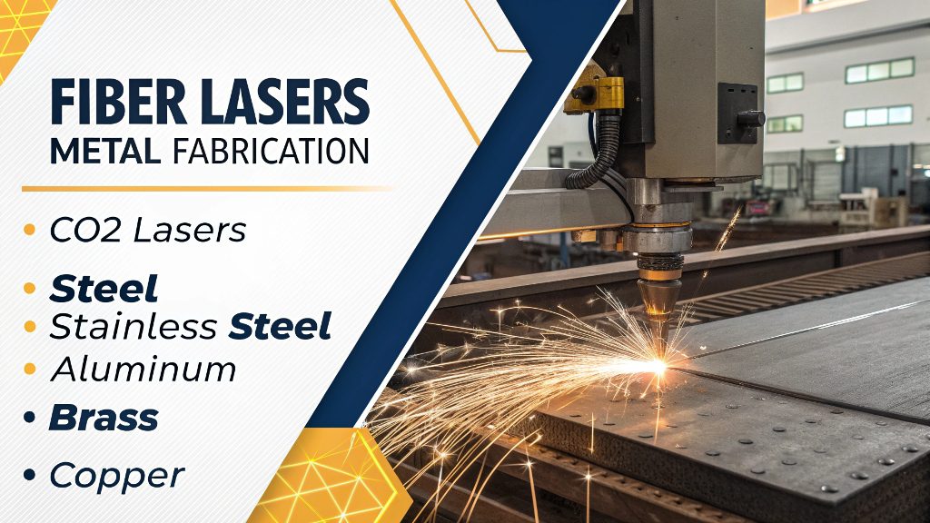 An operator programming a fiber laser cutting machine.