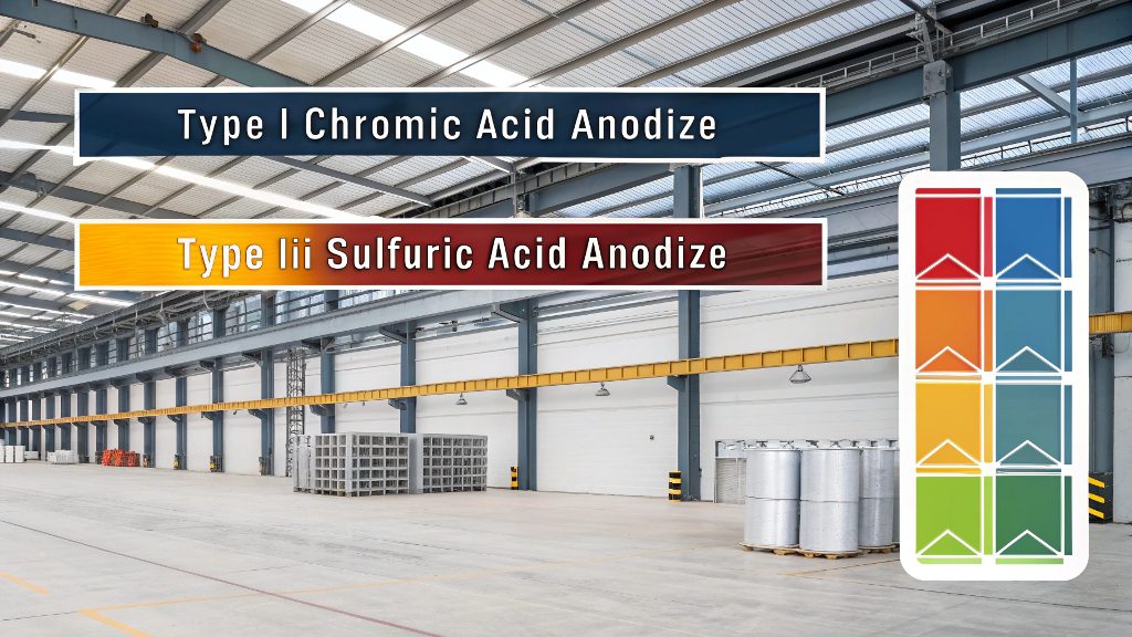 A rainbow of anodized aluminum sample pieces