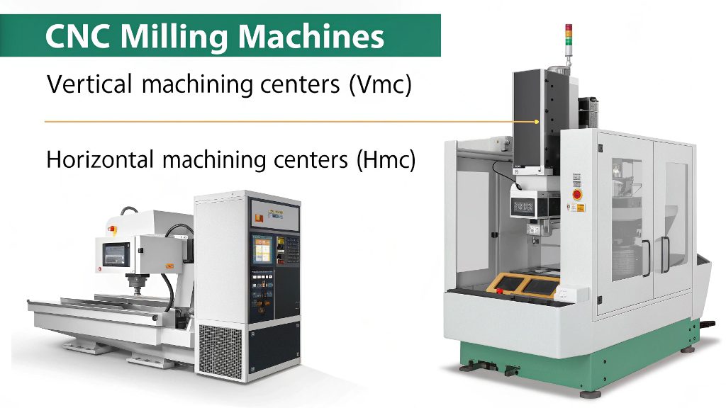 Classification of CNC Milling Machines A large 5-axis CNC machine working on a complex part